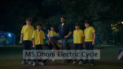 MS Dhoni Electric Cycle EMotorad X1