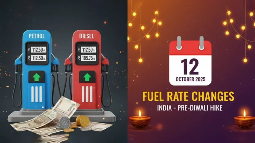 Petrol Diesel Rate 12 October 2025: Shock Before Diwali!