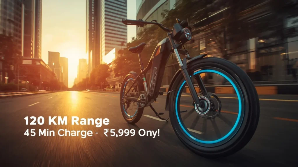 Yamaha Electric Cycle 2025 – 120 KM Range & ₹5,999 Deal 1 Yamaha Electric Cycle 2025